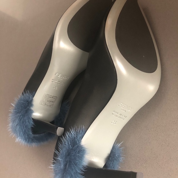 Fendi Pumps Black and Blue, Size:36 - Picture 14 of 16